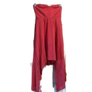 Free People beautiful high low lace dress